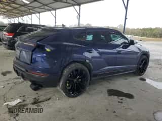 2022 Lamborghini Urus with VIN ZPBUA1ZLXNLA20952, listed as a Copart auction lot 50288375 with 21,260 mi miles and Salvage title. Bid and sale history available at DreamBid. Image 3.