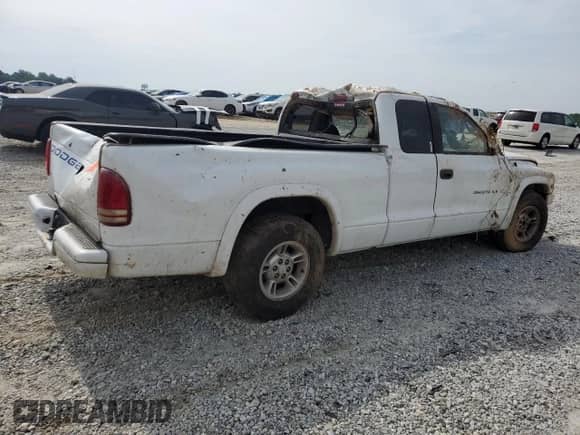 2000 Dodge Dakota Sport with VIN 1B7GL22Z8YS588811, listed as a Copart auction lot 57253645 with Not provided miles and Salvage title. Bid and sale history available at DreamBid. Image 3.