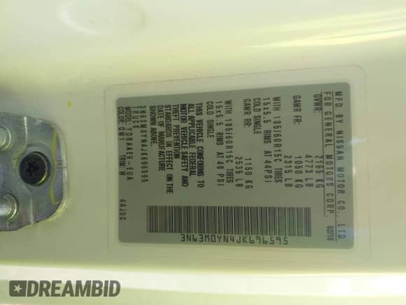 2018 Chevrolet City Express Cargo LS с VIN 3N63M0YN4JK696595, выставлен на аукционе IAAI как лот 41881458 с пробегом 55 826 миль миль и . История ставок и продаж доступна на DreamBid. Изображение 9.