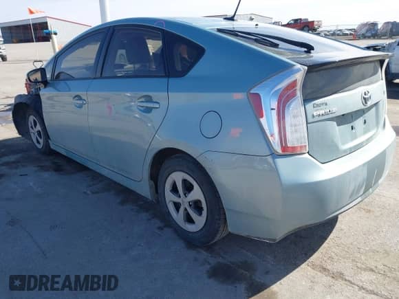 2013 Toyota Prius One with VIN JTDKN3DU7D1734725, listed as a IAAI auction lot 41702527 with 188,983 mi miles and . Bid and sale history available at DreamBid. Image 3.