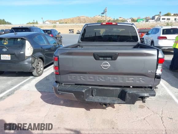 2023 Nissan Frontier SV with VIN 1N6ED1EJXPN659912, listed as a IAAI auction lot 41393027 with 20,745 mi miles and . Bid and sale history available at DreamBid. Image 16.