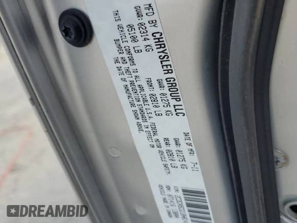 2011 Chrysler 300 Limited с VIN 2C3CA5CG1BH614350, выставлен на аукционе Copart как лот 80159955 с пробегом 116 305 миль миль и Списание • Salvage title. История ставок и продаж доступна на DreamBid. Изображение 12.