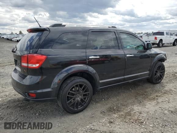 2014 Dodge Journey R/T z VIN 3C4PDDFG6ET262355, wystawiony jako Copart lot #56803935 z przebiegiem 99 562 mil mil oraz Szkoda całkowita • Salvage title. Historia ofert i sprzedaży dostępna na DreamBid. Obrazek 3.