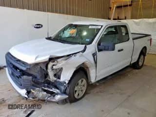 2023 Ford F-150 XL with VIN 1FTFX1E57PKE30607, listed as a Copart auction lot 63669345 with 91,148 mi miles and Clean title. Bid and sale history available at DreamBid. Image 1.