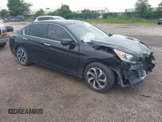 2016 Honda Accord EX-L with VIN 1HGCR2F84GA101351, listed as a IAAI auction lot 42961588 with 122,464 mi miles and . Bid and sale history available at DreamBid. Image 1.