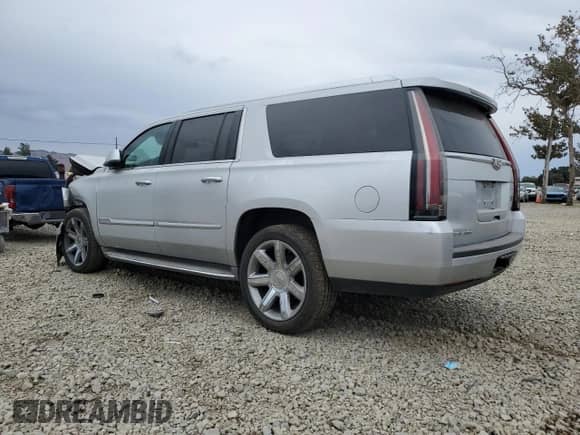 2016 Cadillac Escalade ESV Luxury Collection z VIN 1GYS4HKJ9GR117769, wystawiony jako Copart lot #81606115 z przebiegiem 41 757 mil mil oraz Szkoda całkowita • Salvage title. Historia ofert i sprzedaży dostępna na DreamBid. Obrazek 2.