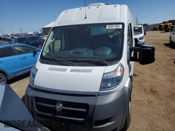 2018 Ram ProMaster Cargo с VIN 3C6URVHGXJE160330, выставлен на аукционе Copart как лот 69261504 с пробегом 41 299 миль миль и Списание • Salvage title. История ставок и продаж доступна на DreamBid. Изображение 5.