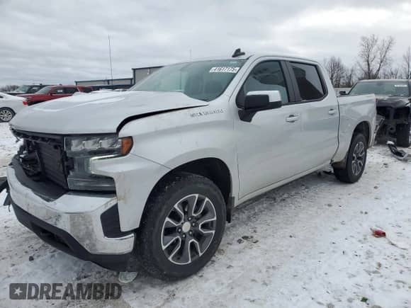 2022 Chevrolet Silverado 1500 LT with VIN 3GCPYJEK6NG123490, listed as a Copart auction lot 41617175 with 64,048 mi miles and Salvage title. Bid and sale history available at DreamBid. Image 1.