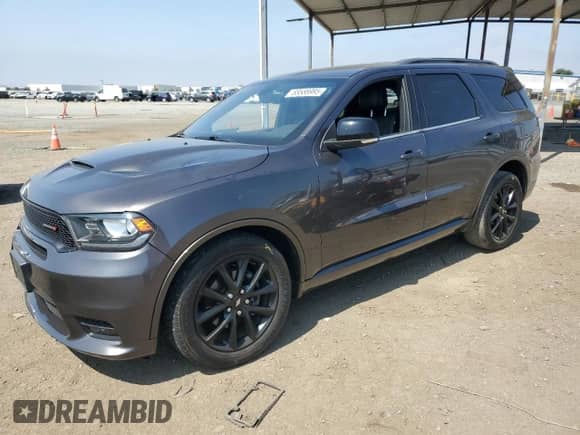 2019 Dodge Durango GT Plus z VIN 1C4RDHDG8KC676148, wystawiony jako Copart lot #68588995 z przebiegiem 55 939 mil mil oraz Szkoda całkowita • Salvage title. Historia ofert i sprzedaży dostępna na DreamBid. Obrazek 1.