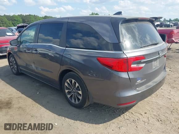 2024 Honda Odyssey EX-L с VIN 5FNRL6H60RB071028, выставлен на аукционе IAAI как лот 42167795 с пробегом 26 328 миль миль и . История ставок и продаж доступна на DreamBid. Изображение 3.