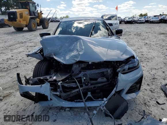 2025 BMW i4 eDrive40 with VIN WBY23HD08SFV05937, listed as a Copart auction lot 70784235 with 4,288 mi miles and Salvage title. Bid and sale history available at DreamBid. Image 5.