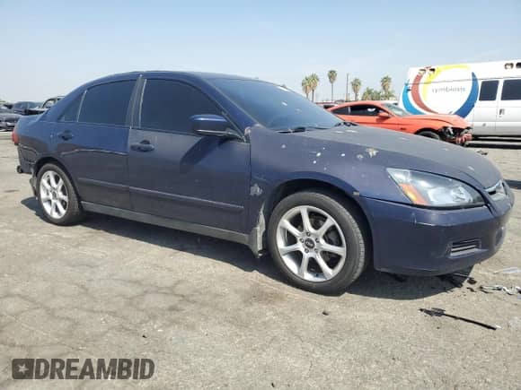 2006 Honda Accord LX with VIN 1HGCM55446A181344, listed as a Copart auction lot 60917765 with 154,099 mi miles and Salvage title. Bid and sale history available at DreamBid. Image 4.