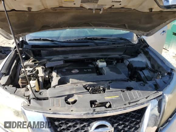 2014 Nissan Pathfinder S with VIN 5N1AR2MN5EC688364, listed as a Copart auction lot 61367445 with 126,918 mi miles and Salvage title. Bid and sale history available at DreamBid. Image 12.