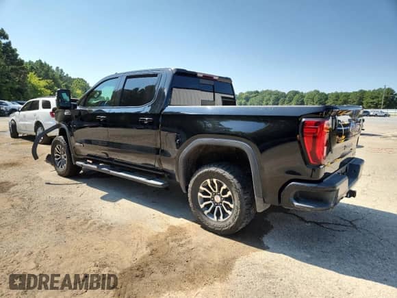 2019 GMC Sierra 1500 AT4 with VIN 1GTP9EEDXKZ219267, listed as a Copart auction lot 80254475 with 112,371 mi miles and Salvage title. Bid and sale history available at DreamBid. Image 2.