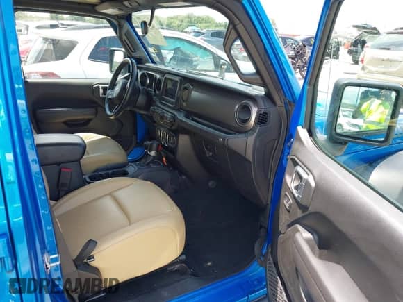 2022 Jeep Wrangler Unlimited Willys Sport с VIN 1C4HJXDM6NW141603, выставлен на аукционе IAAI как лот 42687693 с пробегом 37 180 миль миль и . История ставок и продаж доступна на DreamBid. Изображение 5.