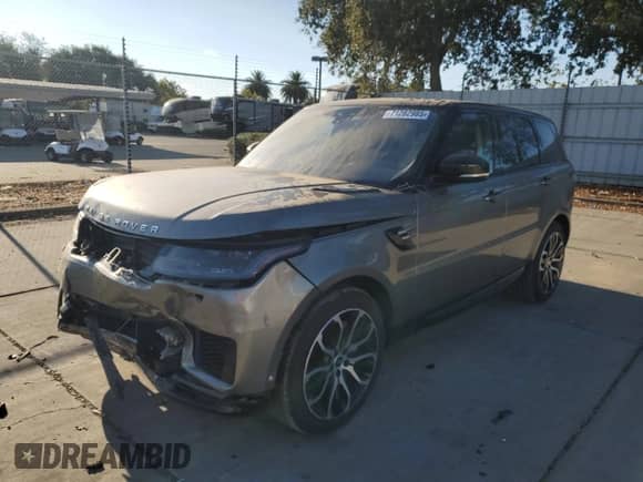 2020 Land Rover Range Rover Sport HSE with VIN SALWR2SU0LA700944, listed as a Copart auction lot 71282985 with 49,989 mi miles and Salvage title. Bid and sale history available at DreamBid. Image 1.