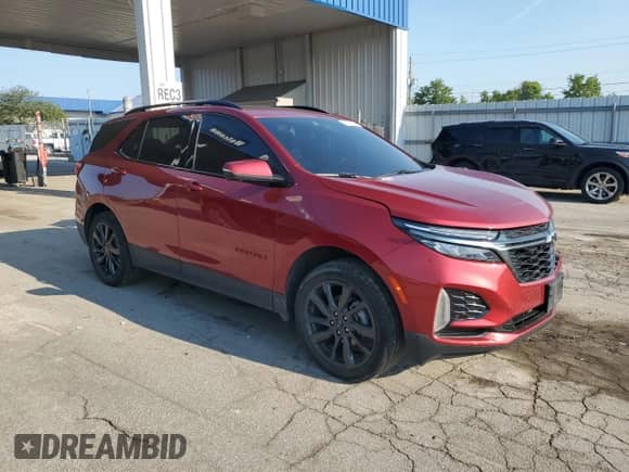 2022 Chevrolet Equinox RS с VIN 2GNAXWEV7N6108631, выставлен на аукционе Copart как лот 67931525 с пробегом 44 298 миль миль и Списание • Salvage title. История ставок и продаж доступна на DreamBid. Изображение 4.