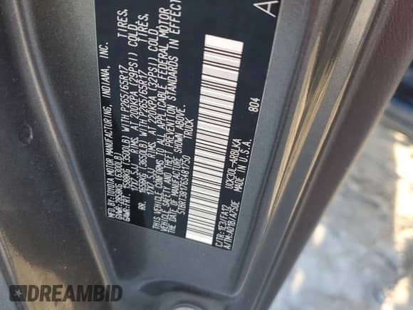 2006 Toyota Tundra Limited with VIN 5TBRT38176S481750, listed as a Copart auction lot 77849534 with 211,040 mi miles and Salvage title. Bid and sale history available at DreamBid. Image 13.