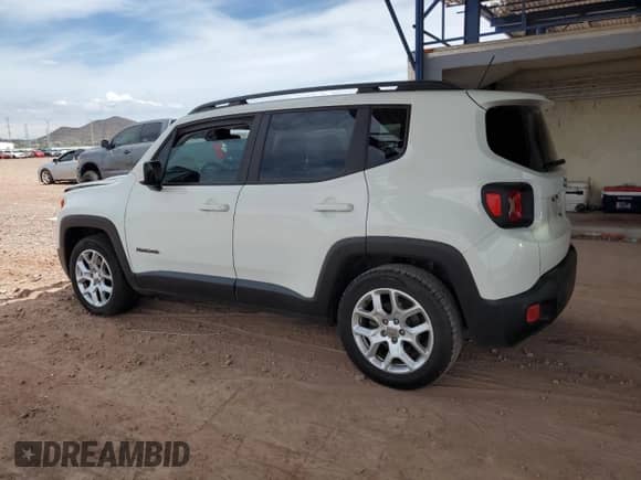 2017 Jeep Renegade Latitude z VIN ZACCJABB5HPF83508, wystawiony jako Copart lot #70333805 z przebiegiem 62 868 mil mil oraz Szkoda całkowita • Salvage title. Historia ofert i sprzedaży dostępna na DreamBid. Obrazek 2.