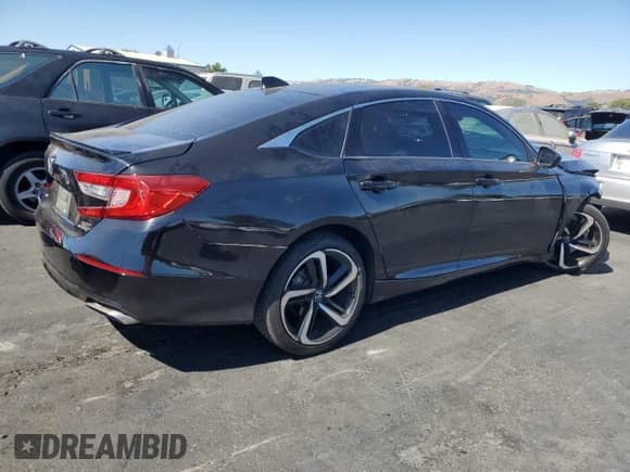 2020 Honda Accord Sport with VIN 1HGCV2F33LA023171, listed as a Copart auction lot 69616805 with Not provided miles and Salvage title. Bid and sale history available at DreamBid. Image 3.