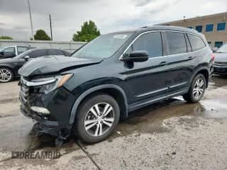 2016 Honda Pilot EX-L z VIN 5FNYF6H55GB023743, wystawiony jako Copart lot #70312505 z przebiegiem 122 052 mil mil oraz Szkoda całkowita • Salvage title. Historia ofert i sprzedaży dostępna na DreamBid. Obrazek 1.