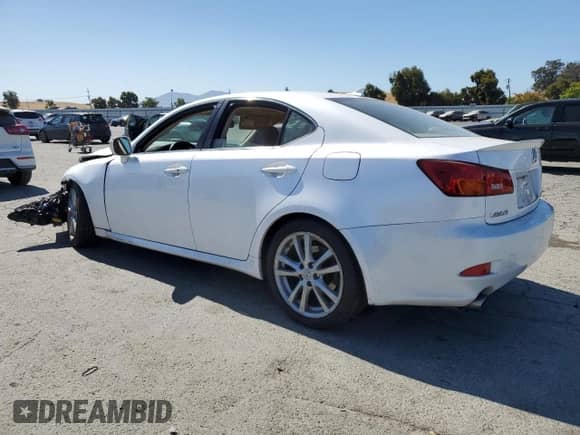 2007 Lexus IS 250 с VIN JTHBK262672044816, выставлен на аукционе Copart как лот 65577145 с пробегом Не указан миль и Списание • Salvage title. История ставок и продаж доступна на DreamBid. Изображение 2.