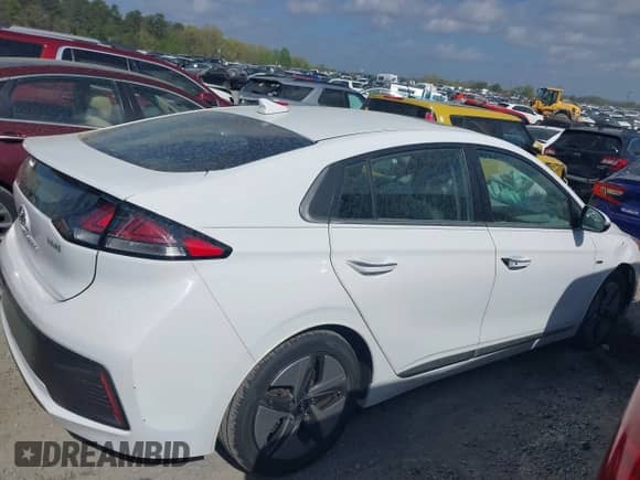 2020 Hyundai Ioniq Limited with VIN KMHC05LC4LU212134, listed as a IAAI auction lot 41956920 with 66,847 mi miles and . Bid and sale history available at DreamBid. Image 13.