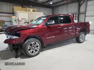 2020 Ram 1500 Longhorn with VIN 1C6SRFKT1LN177924, listed as a Copart auction lot 89320135 with Not provided miles and Salvage title. Bid and sale history available at DreamBid. Image 1.