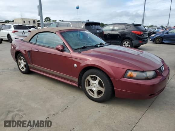 2004 Ford Mustang Deluxe z VIN 1FAFP44484F115156, wystawiony jako Copart lot #75246024 z przebiegiem Nie podano mil oraz Nie do naprawy • Non repairable. Historia ofert i sprzedaży dostępna na DreamBid. Obrazek 4.