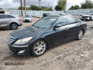 2013 Hyundai Genesis 3.8L with VIN KMHGC4DD7DU253904, listed as a Copart auction lot 90509005 with 140,302 mi miles and Clean title. Bid and sale history available at DreamBid. Image 1.