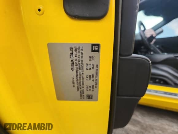 2014 Chevrolet Corvette Z51 3LT with VIN 1G1YM2D7XE5101804, listed as a Copart auction lot 80077985 with 55,821 mi miles and Salvage title. Bid and sale history available at DreamBid. Image 12.