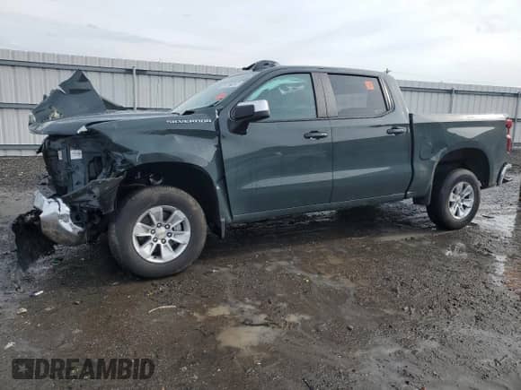 2025 Chevrolet Silverado 1500 LT with VIN 1GCUKDED8SZ171415, listed as a Copart auction lot 48155135 with Not provided miles and Salvage title. Bid and sale history available at DreamBid. Image 1.