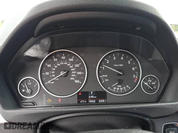 2013 BMW 3 Series 328i z VIN WBA3A5G59DNP19570, wystawiony jako Copart lot #82305735 z przebiegiem 78 562 mil mil oraz Szkoda całkowita • Salvage title. Historia ofert i sprzedaży dostępna na DreamBid. Obrazek 9.