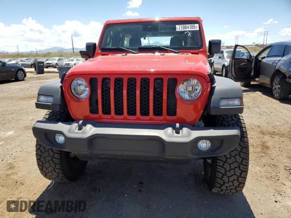 2024 Jeep Wrangler Sport S with VIN 1C4PJXDN5RW103967, listed as a Copart auction lot 71984105 with 3,056 mi miles and Salvage title. Bid and sale history available at DreamBid. Image 5.