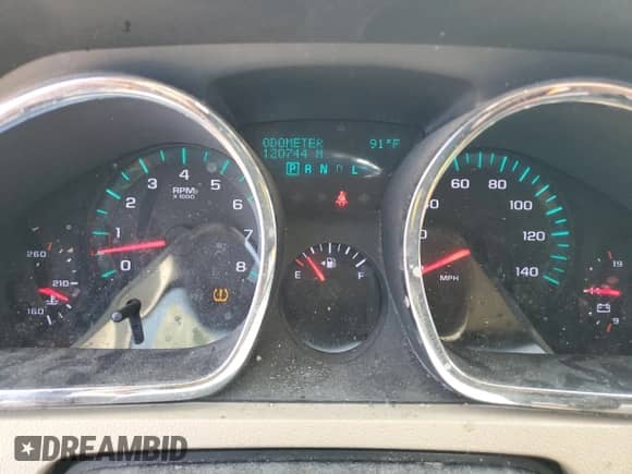 2012 Chevrolet Traverse LTZ with VIN 1GNKRLED0CJ408001, listed as a Copart auction lot 69318945 with 120,744 mi miles and Salvage title. Bid and sale history available at DreamBid. Image 9.