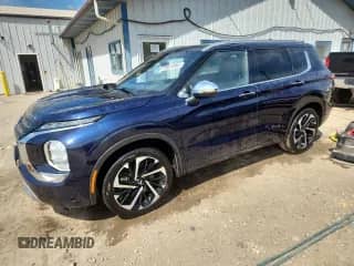 2022 Mitsubishi Outlander SEL with VIN JA4J4VA8XNZ022465, listed as a Copart auction lot 70841885 with 47,011 mi miles and Salvage title. Bid and sale history available at DreamBid. Image 1.