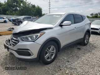 2017 Hyundai Santa Fe 2.4L z VIN 5XYZT3LB8HG498936, wystawiony jako Copart lot #66908785 z przebiegiem 128 330 mil mil oraz Szkoda całkowita • Salvage title. Historia ofert i sprzedaży dostępna na DreamBid. Obrazek 1.