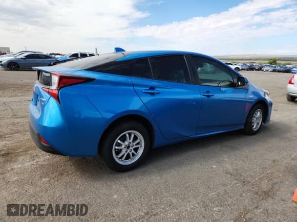 2020 Toyota Prius LE with VIN JTDL9RFU9L3021806, listed as a Copart auction lot 71280875 with 54,692 mi miles and Salvage title. Bid and sale history available at DreamBid. Image 3.