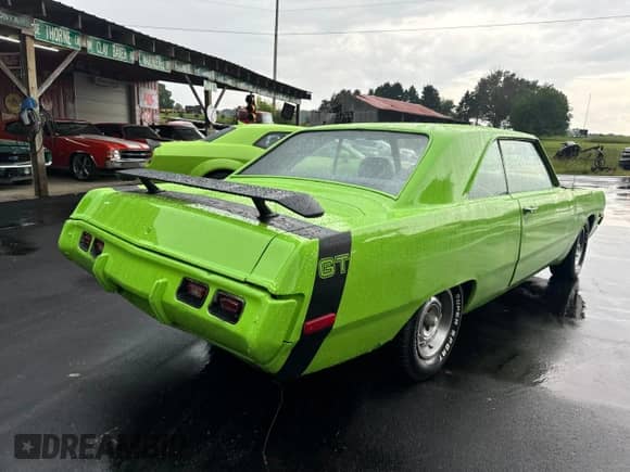 1972 Dodge Dart with VIN LH23G2R107920, listed as a Copart auction lot 60339875 with 43,202 mi miles and Clean title. Bid and sale history available at DreamBid. Image 4.