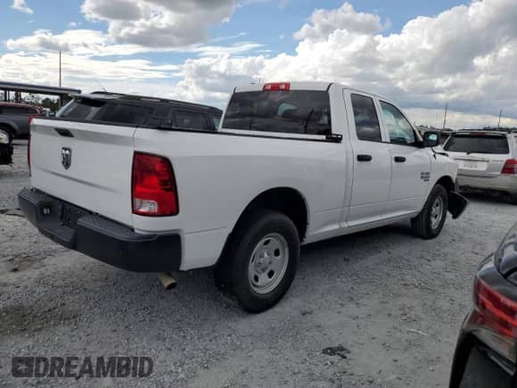 2022 Ram 1500 Tradesman with VIN 1C6RR7FG1NS139423, listed as a Copart auction lot 70921125 with 55,235 mi miles and Salvage title. Bid and sale history available at DreamBid. Image 3.