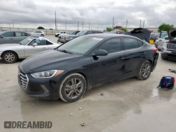 2018 Hyundai Elantra SEL z VIN 5NPD84LF0JH294215, wystawiony jako Copart lot #57284185 z przebiegiem 85 821 mil mil oraz Szkoda całkowita • Salvage title. Historia ofert i sprzedaży dostępna na DreamBid. Obrazek 1.