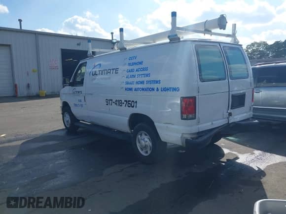 2013 Ford Econoline Cargo Commercial with VIN 1FTNE2EW7DDA67547, listed as a IAAI auction lot 43039595 with 156,606 mi miles and . Bid and sale history available at DreamBid. Image 3.