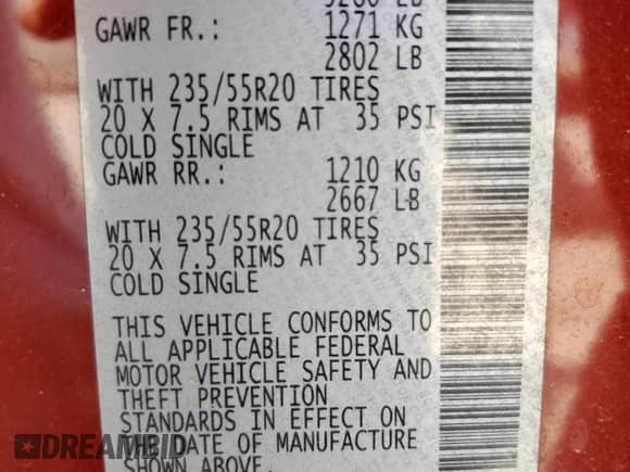 2021 Nissan Murano SL with VIN 5N1AZ2CS7MC100664, listed as a Copart auction lot 65495725 with 59,904 mi miles and Salvage title. Bid and sale history available at DreamBid. Image 13.