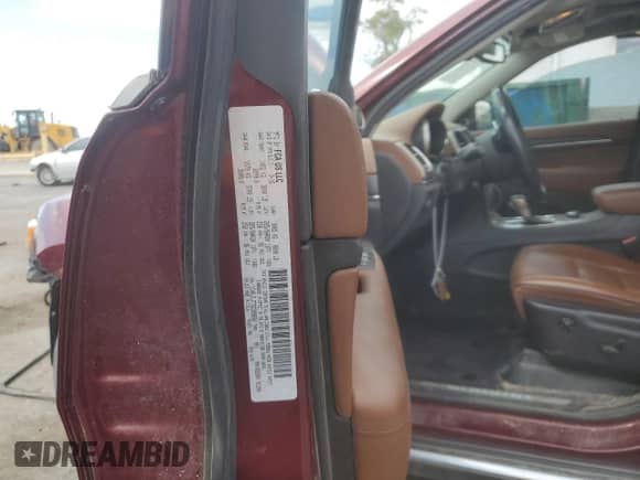 2016 Jeep Grand Cherokee Summit with VIN 1C4RJFJT7GC389650, listed as a Copart auction lot 52432435 with 47,997 mi miles and Salvage title. Bid and sale history available at DreamBid. Image 14.