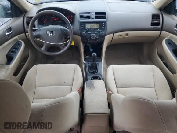 2005 Honda Accord LX with VIN 1HGCM55435A121392, listed as a Copart auction lot 80940055 with 155,913 mi miles and Salvage title. Bid and sale history available at DreamBid. Image 8.