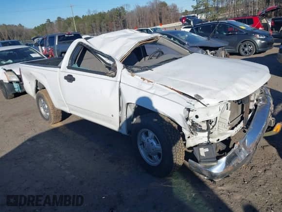 2006 Chevrolet Colorado Work Truck with VIN 1GCCS146668283929, listed as a IAAI auction lot 41434958 with 108,620 mi miles and . Bid and sale history available at DreamBid. Image 1.