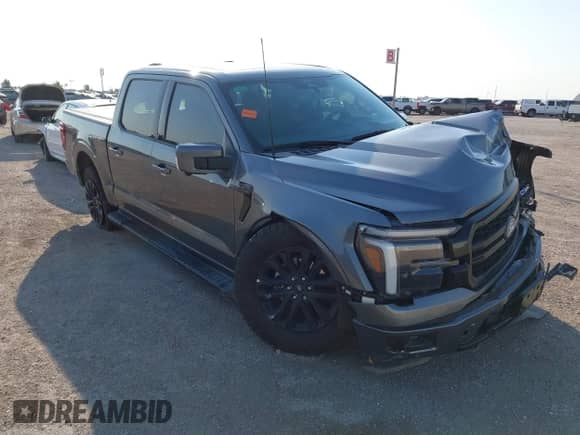2025 Ford F-150 Lariat with VIN 1FTFW5L80SFA02693, listed as a IAAI auction lot 42893311 with 8,328 mi miles and . Bid and sale history available at DreamBid. Image 1.