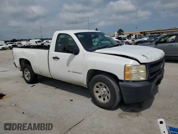 2007 Chevrolet Silverado 1500 Work Truck z VIN 1GCEC14C87Z529290, wystawiony jako Copart lot #66343285 z przebiegiem Nie podano mil oraz Szkoda całkowita • Salvage title. Historia ofert i sprzedaży dostępna na DreamBid. Obrazek 4.