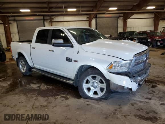 2016 Ram 1500 Longhorn with VIN 1C6RR7PTXGS198033, listed as a Copart auction lot 64750785 with 168,249 mi miles and Clean title. Bid and sale history available at DreamBid. Image 4.