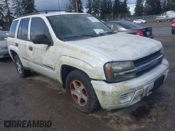 2002 Chevrolet TrailBlazer LT with VIN 1GNDT13S322226947, listed as a IAAI auction lot 41802068 with 180,214 mi miles and . Bid and sale history available at DreamBid. Image 1.